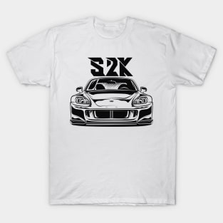 S2000 front BLack Print T-Shirt